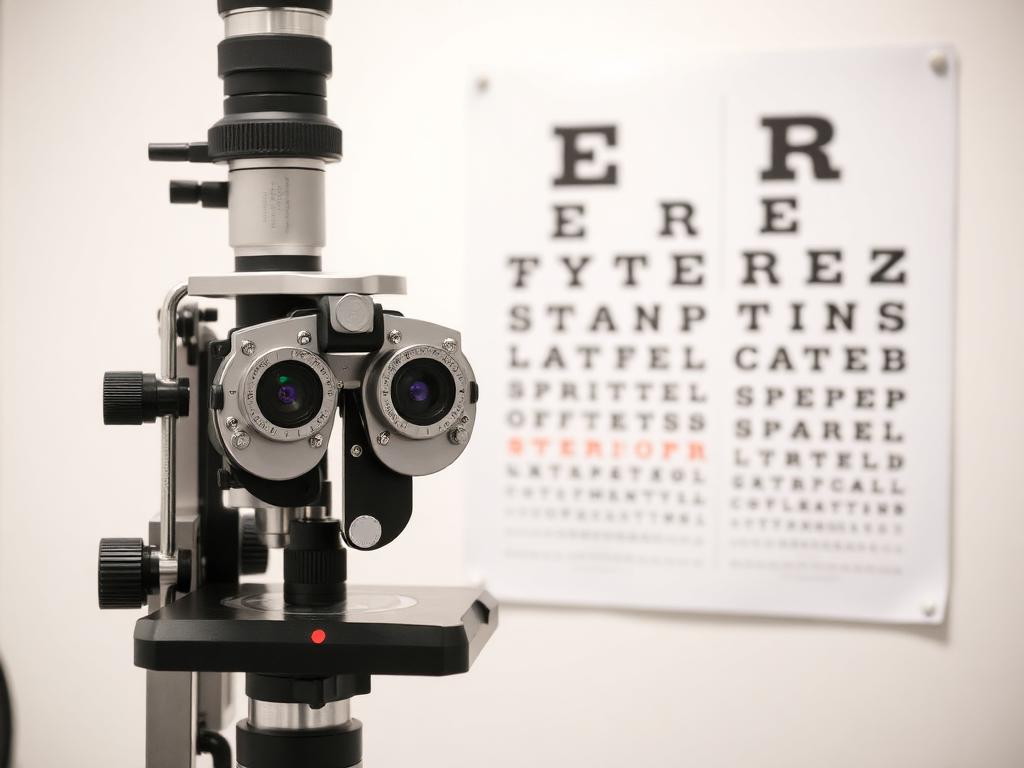 Equipamento para exame de vista